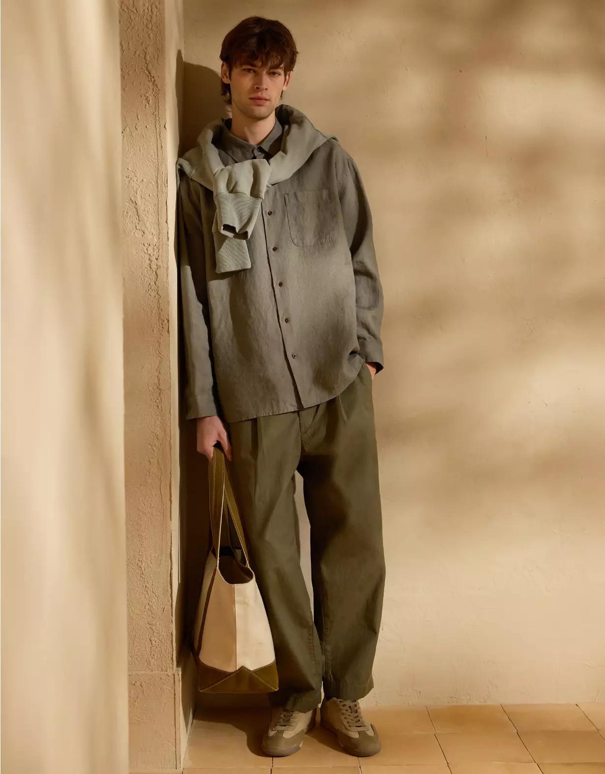 AE77 Premium Cotton-Hemp Blend Pant Product Image