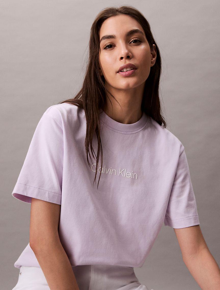 Standard Logo Boxy Fit Crewneck T-Shirt Product Image