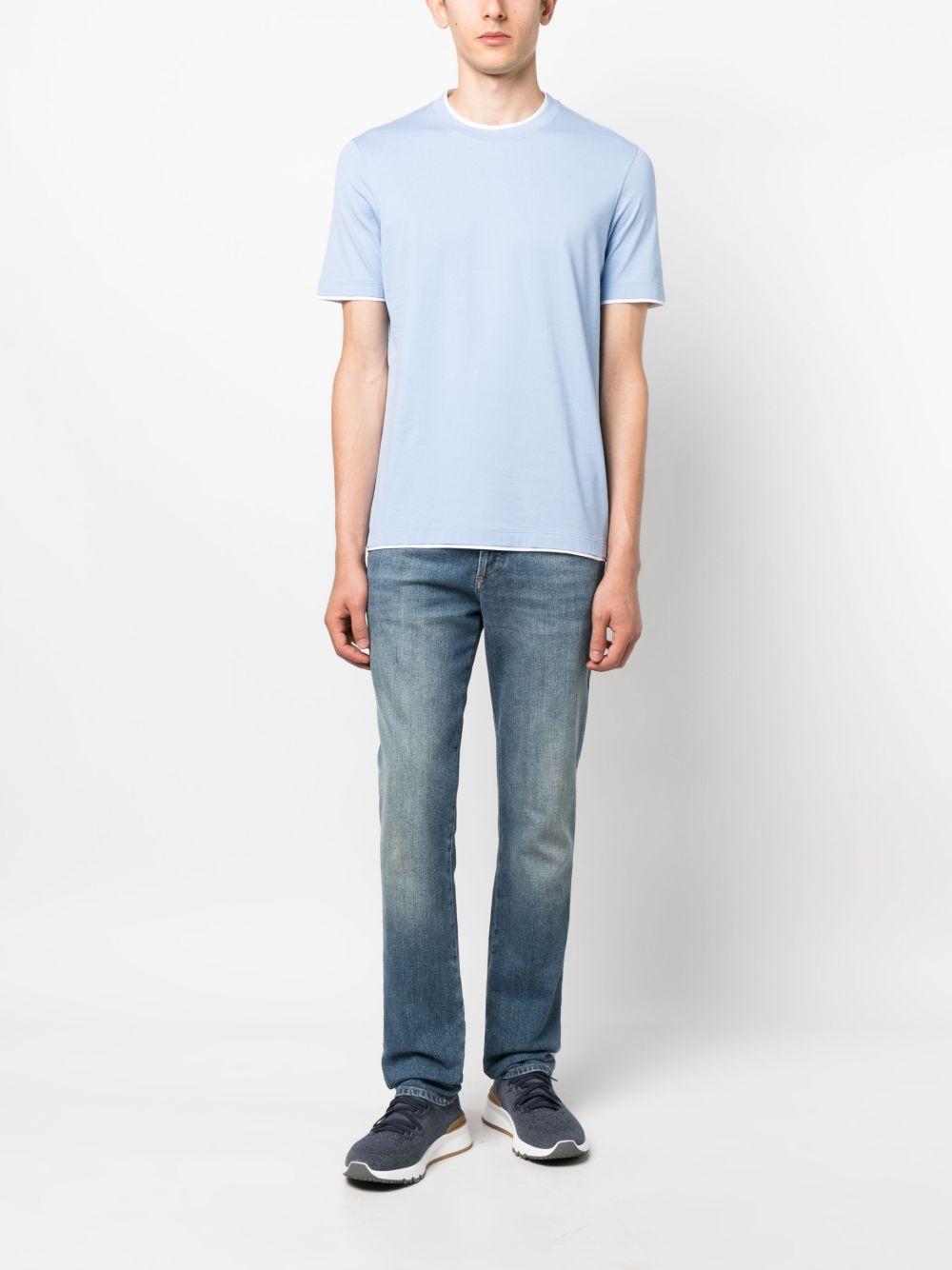 crew-neck cotton T-shirt Product Image