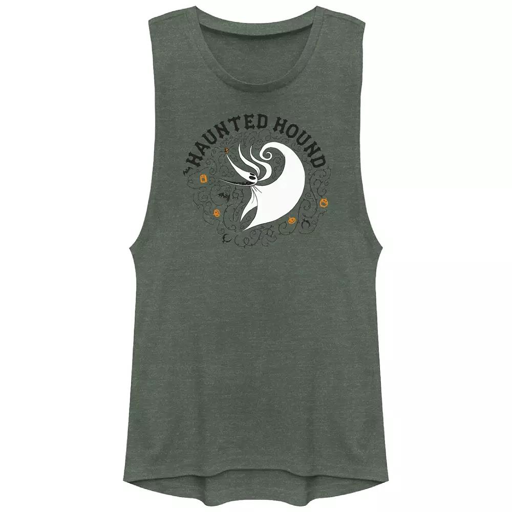 Disney's The Nightmare Before Christmas Zero Haunted Hound Juniors' Graphic Tank Top, Girl's,  Product Image