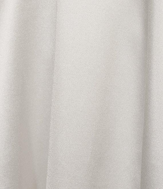 Honey and Rosie Sweetheart Bow Shape Neck Tie Shoulder Fit-And-Flare Tiered Dress Product Image