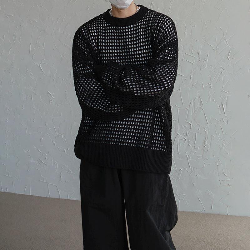 RT No. 5159 KNITTED HOLE SWEATER Product Image