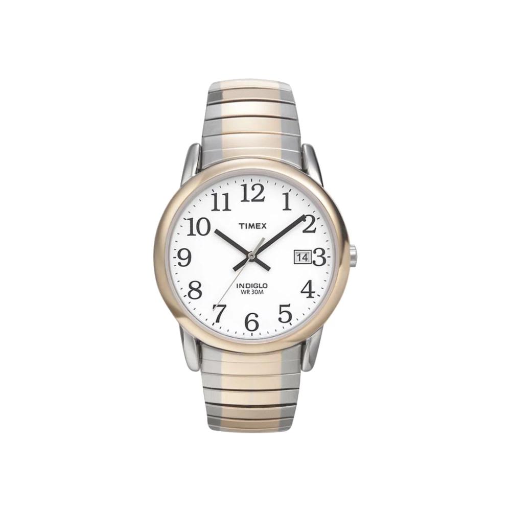 Men's Timex Easy Reader Expansion Band Watch - Off-White T2H311JT Product Image