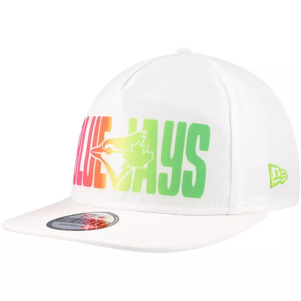 Men's New Era White Toronto Blue Jays Spring Spectrum Golfer Snapback Hat, Jay White Product Image