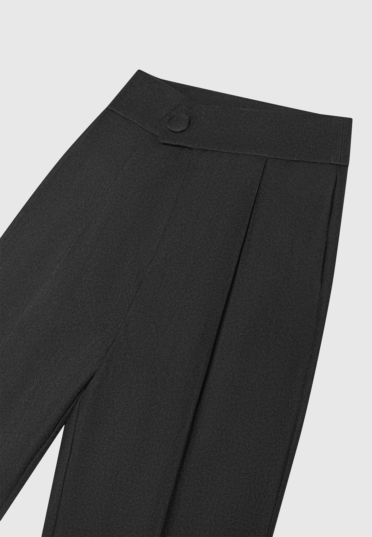Elsa - High Waisted Tailored Trousers - Black Female Product Image