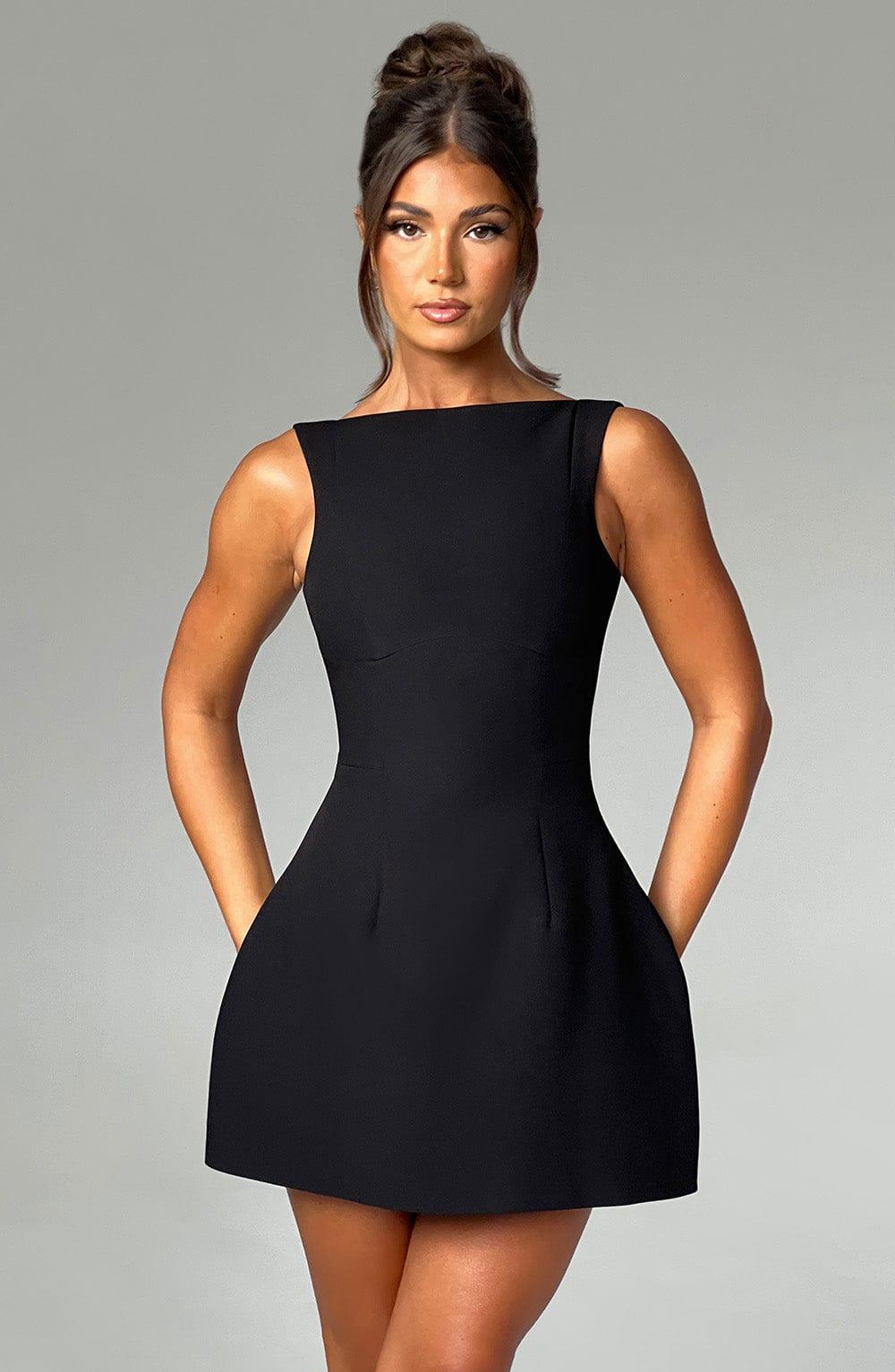 Alana Mini Dress - Black Product Image