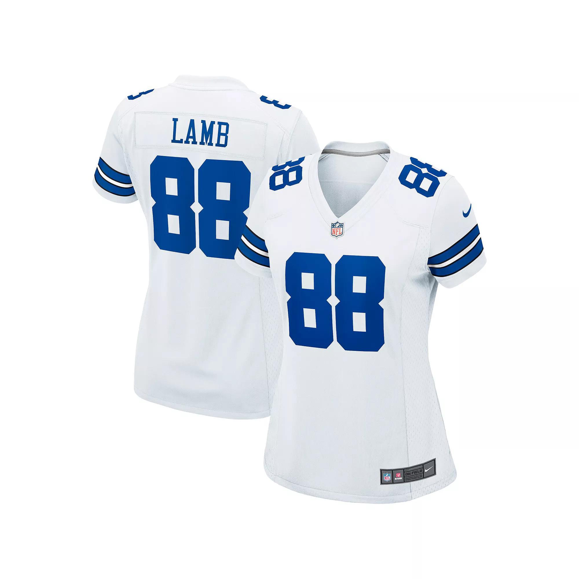 Women's Nike CeeDee Lamb White Dallas Cowboys Game Jersey,  Product Image