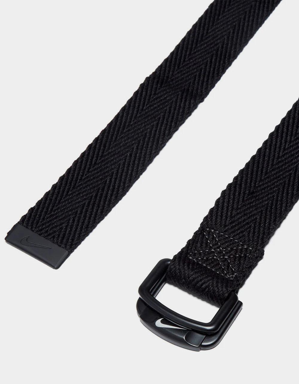 NIKE SB D-Ring Herringbone Web Belt - BLACK Product Image