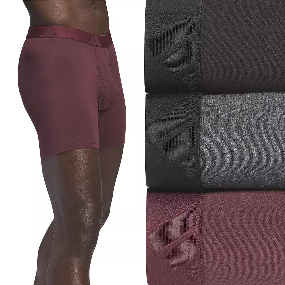 Men's adidas 3-Pack Luxe Comfort Boxer Briefs,  Product Image