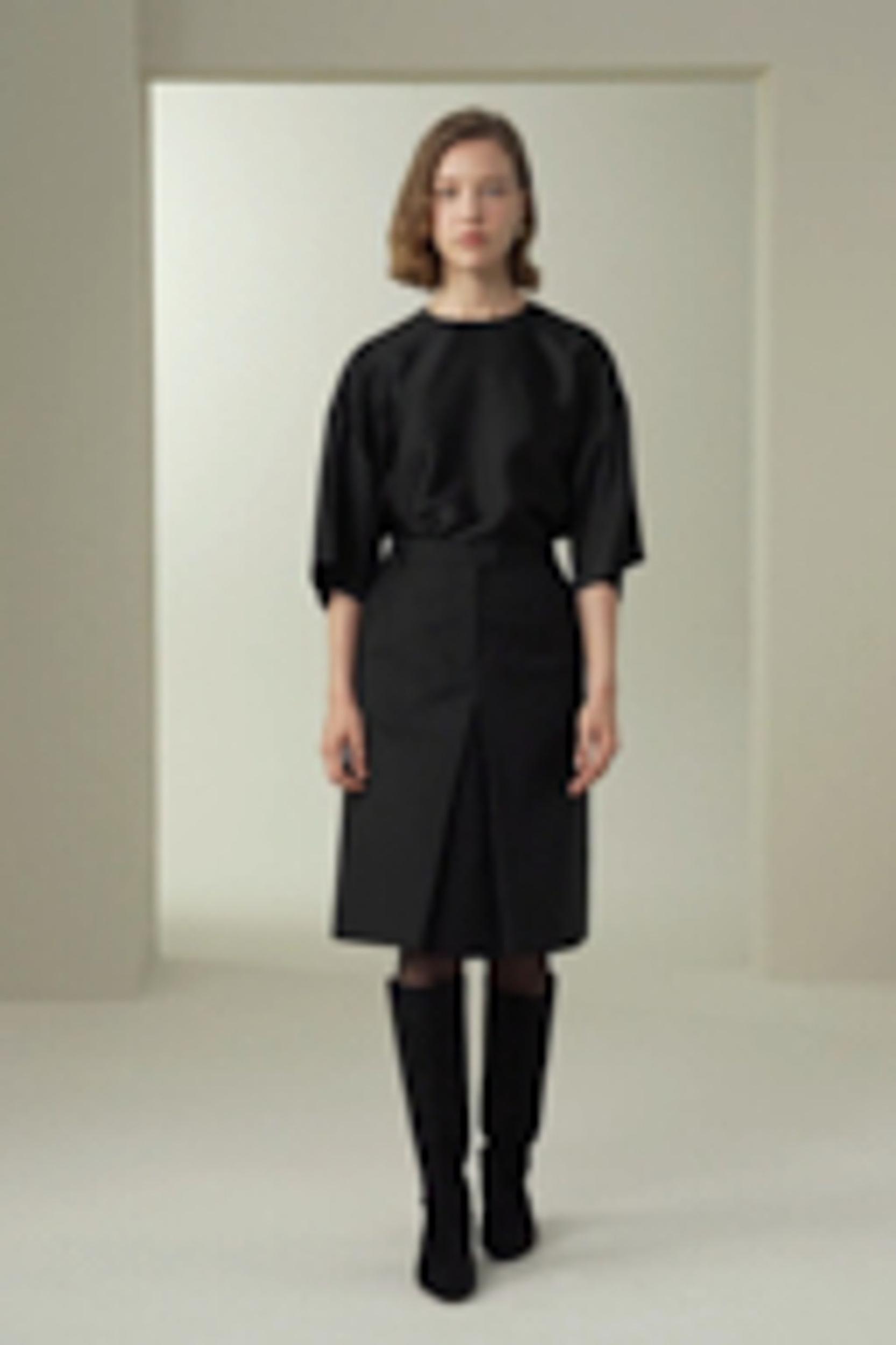 Relaxed Silk Crewneck Blouse Product Image