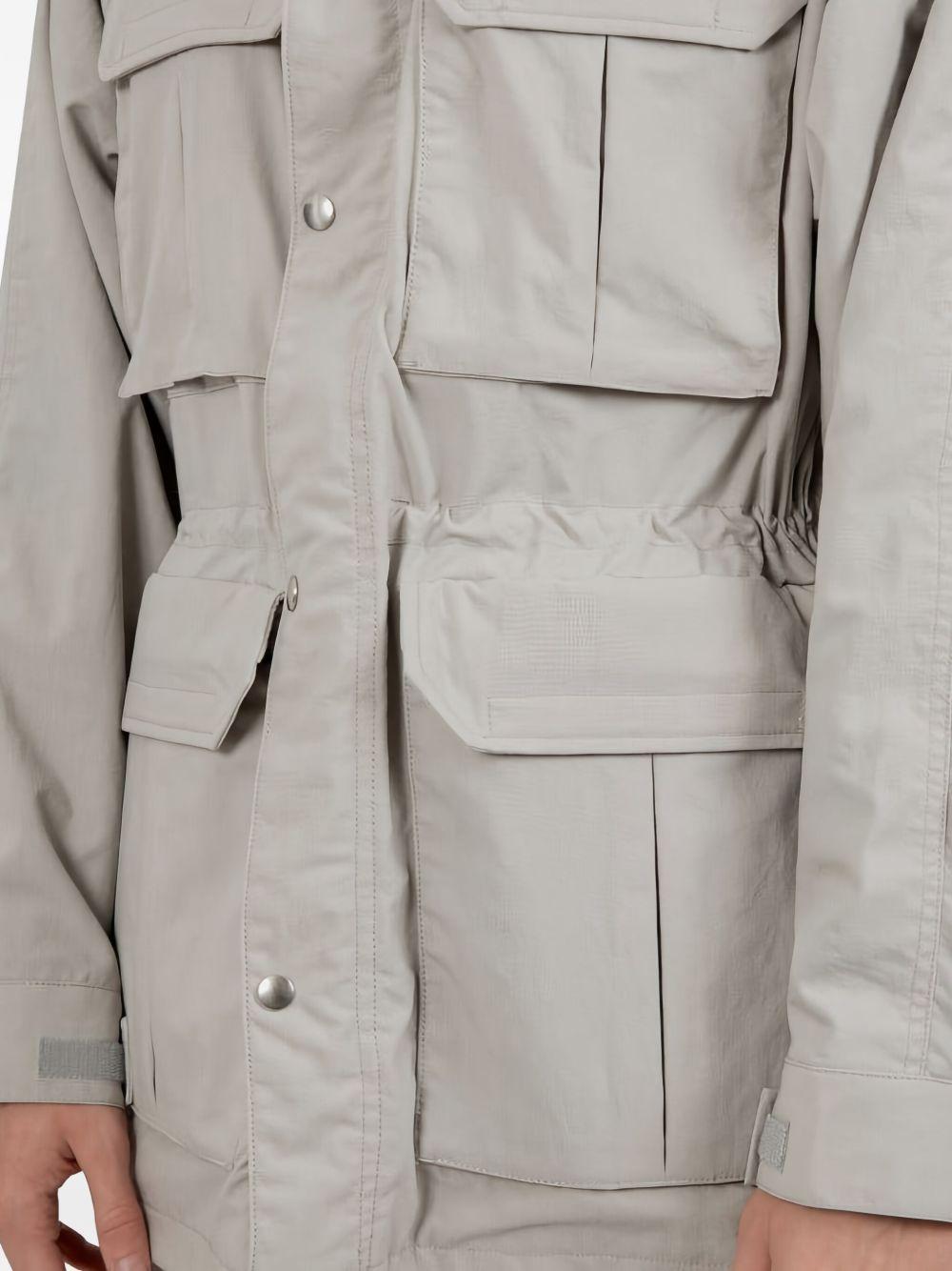 hooded multi-pocket jacket Product Image