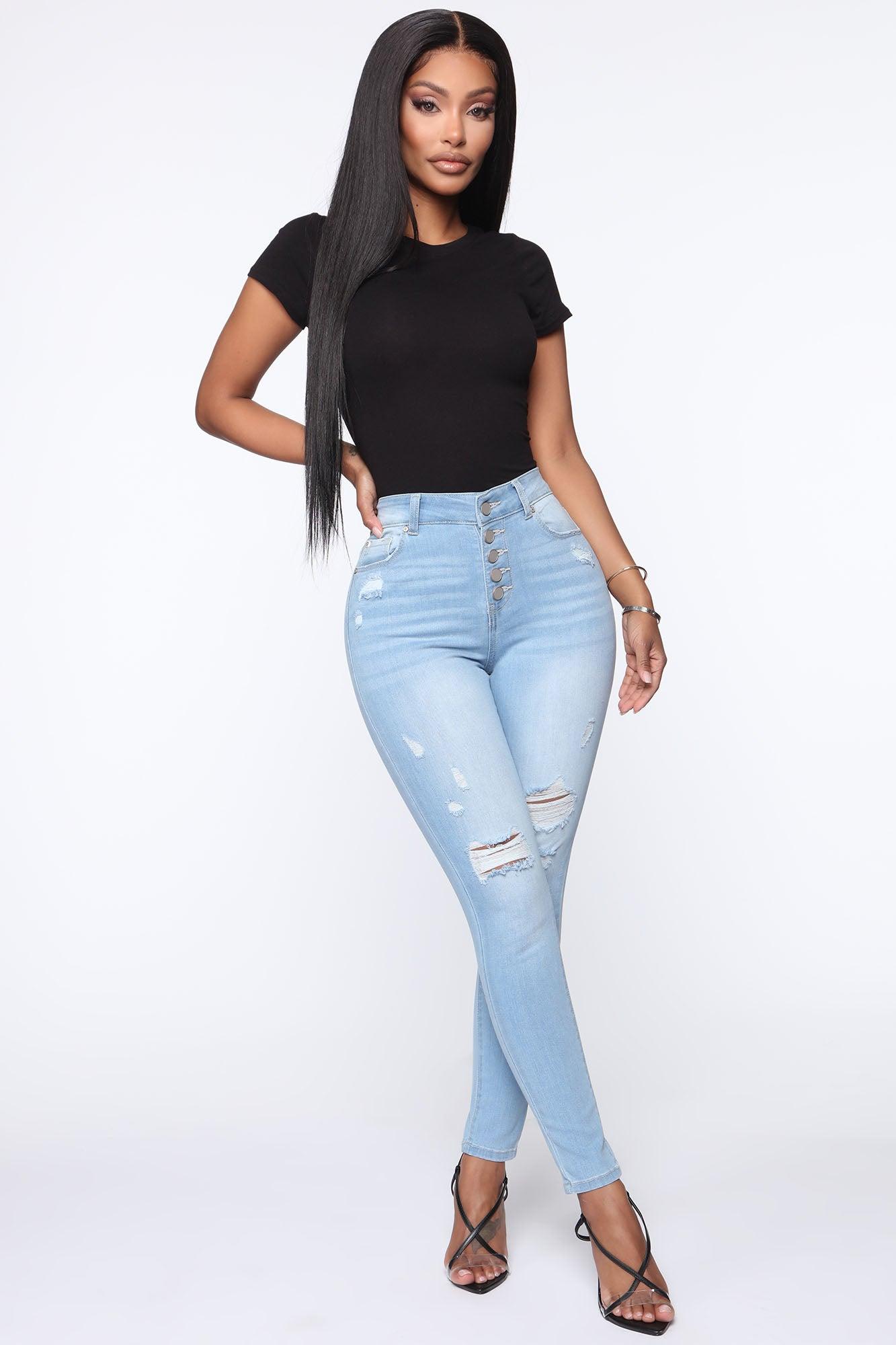 Leanne Crew Neck Bodysuit - Black Product Image