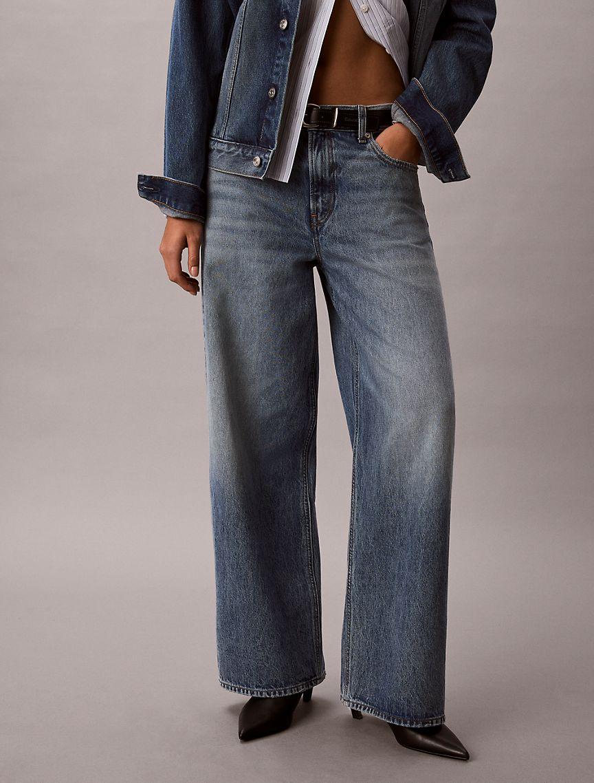 Low Rise Baggy Jeans Product Image