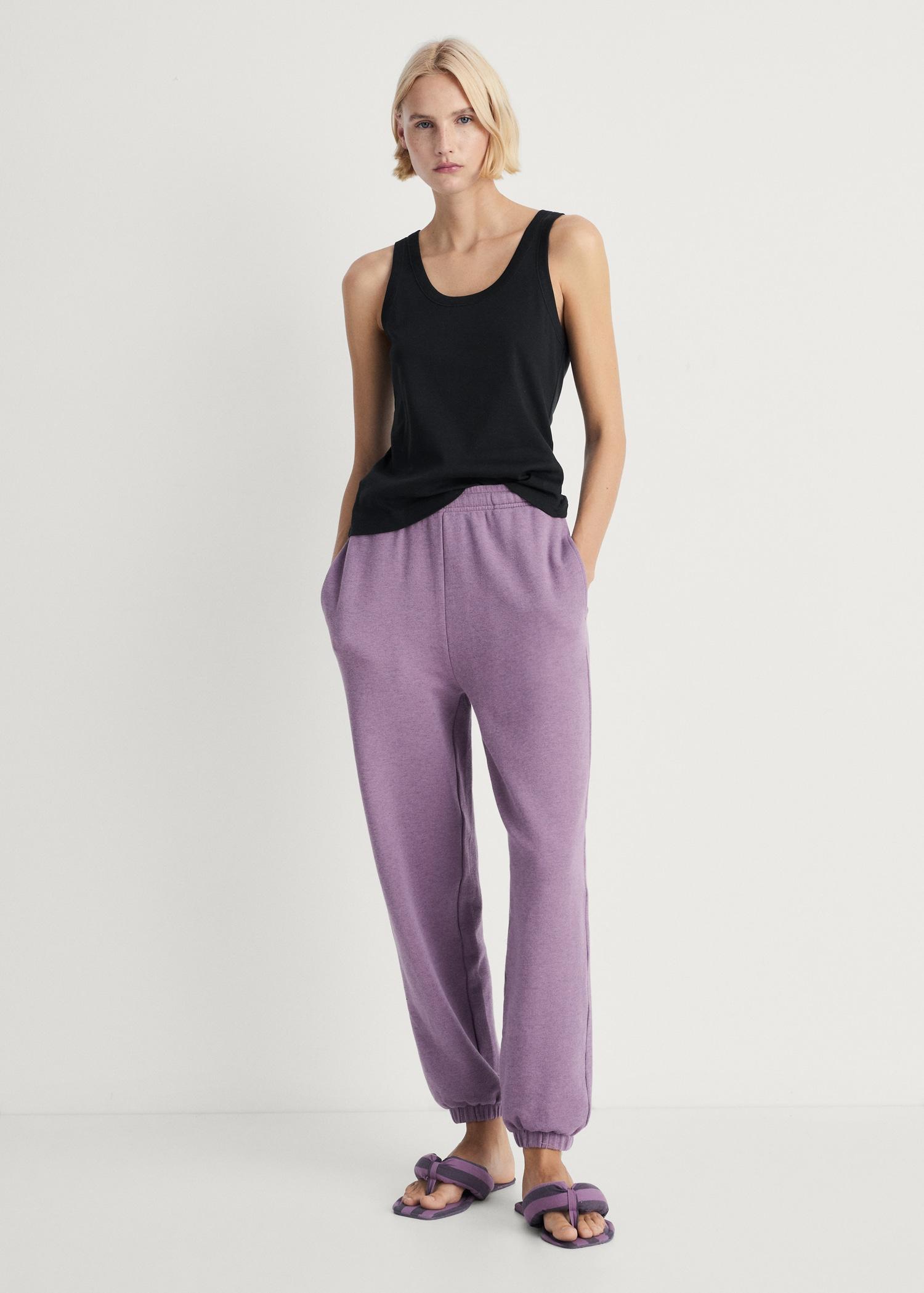 Cotton top with straps - Women | MANGO USA Product Image