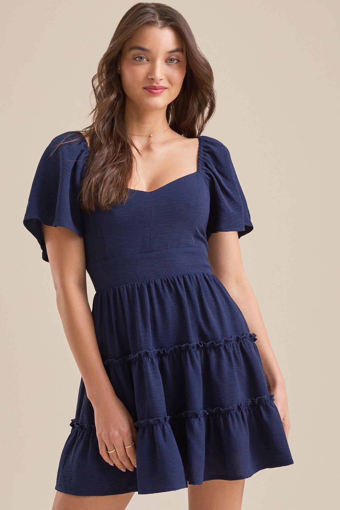 Claire Babydoll Mini Dress Product Image