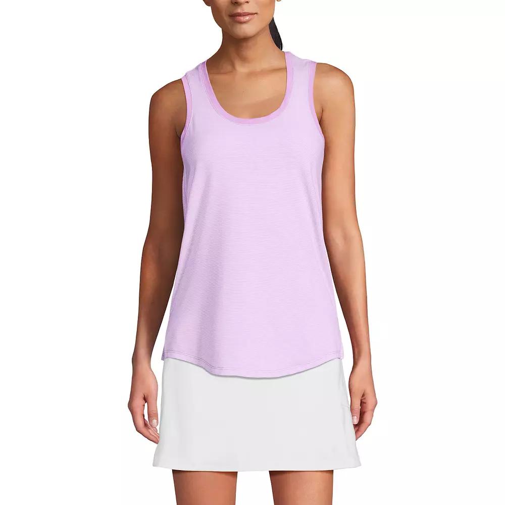Petite Lands' End Sleeveless Power Performance Scoop Neck Tunic Tank, Women's,  Product Image