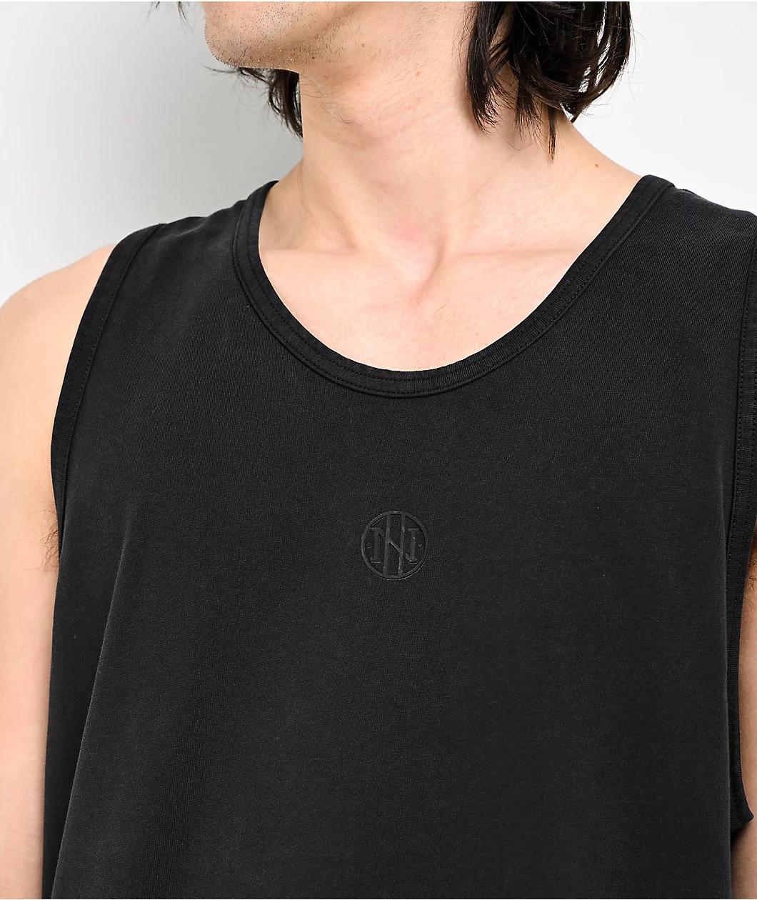 Ninth Hall Fundamentals Black Relaxed Tank Top Product Image