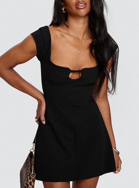 Sylvette Mini Dress Black Product Image