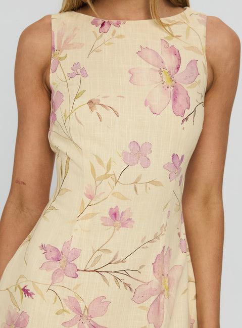 Alfalfa Mini Dress Floral Multi Product Image