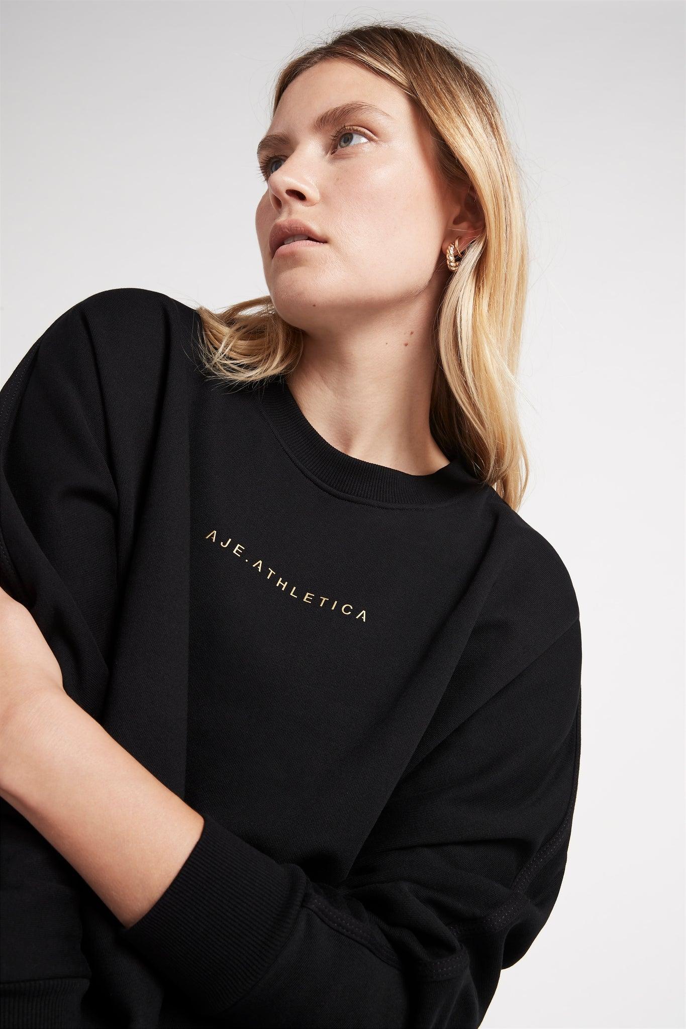 Metallic Signature Logo Crew Jumper 401 Product Image