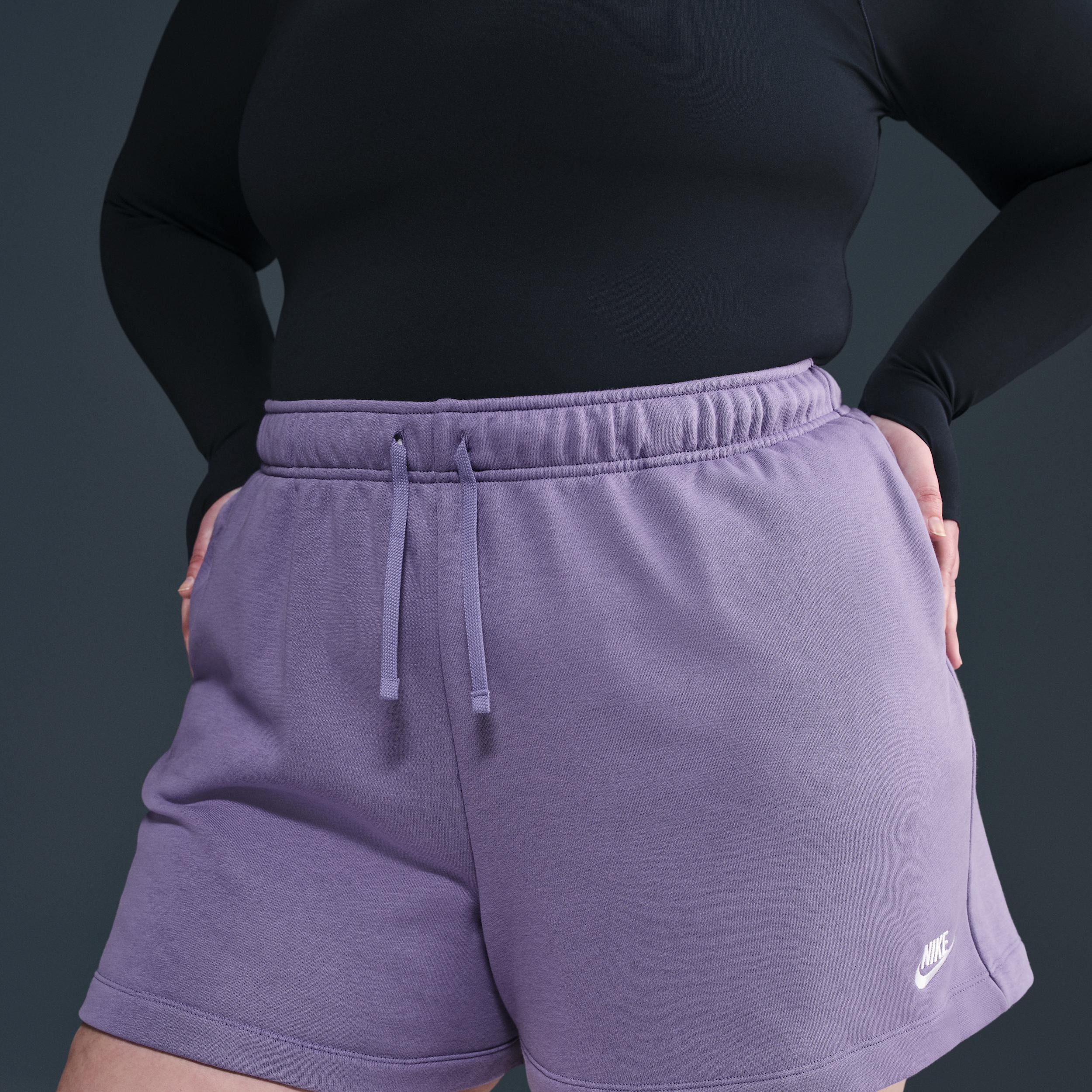 Nike Sportswear Club Fleece Women's Mid-Rise Shorts (Plus Size) Product Image