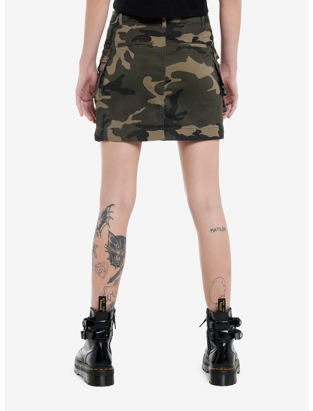 Camouflage Cargo Skirt Product Image