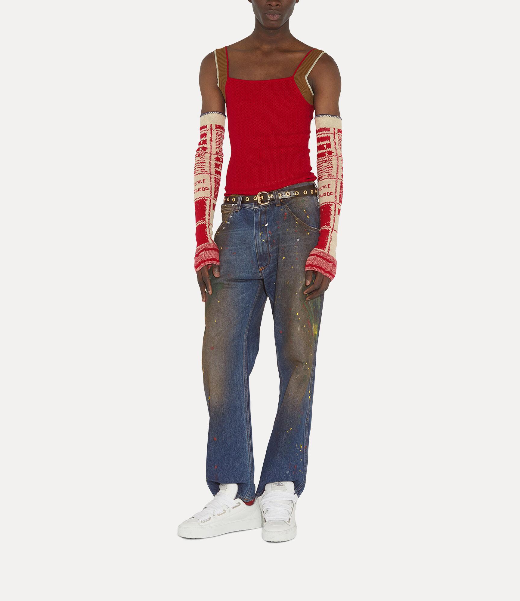 Checked Arm Warmers Product Image