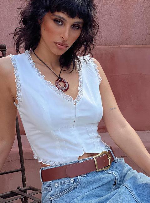 Silvanna Top White Product Image