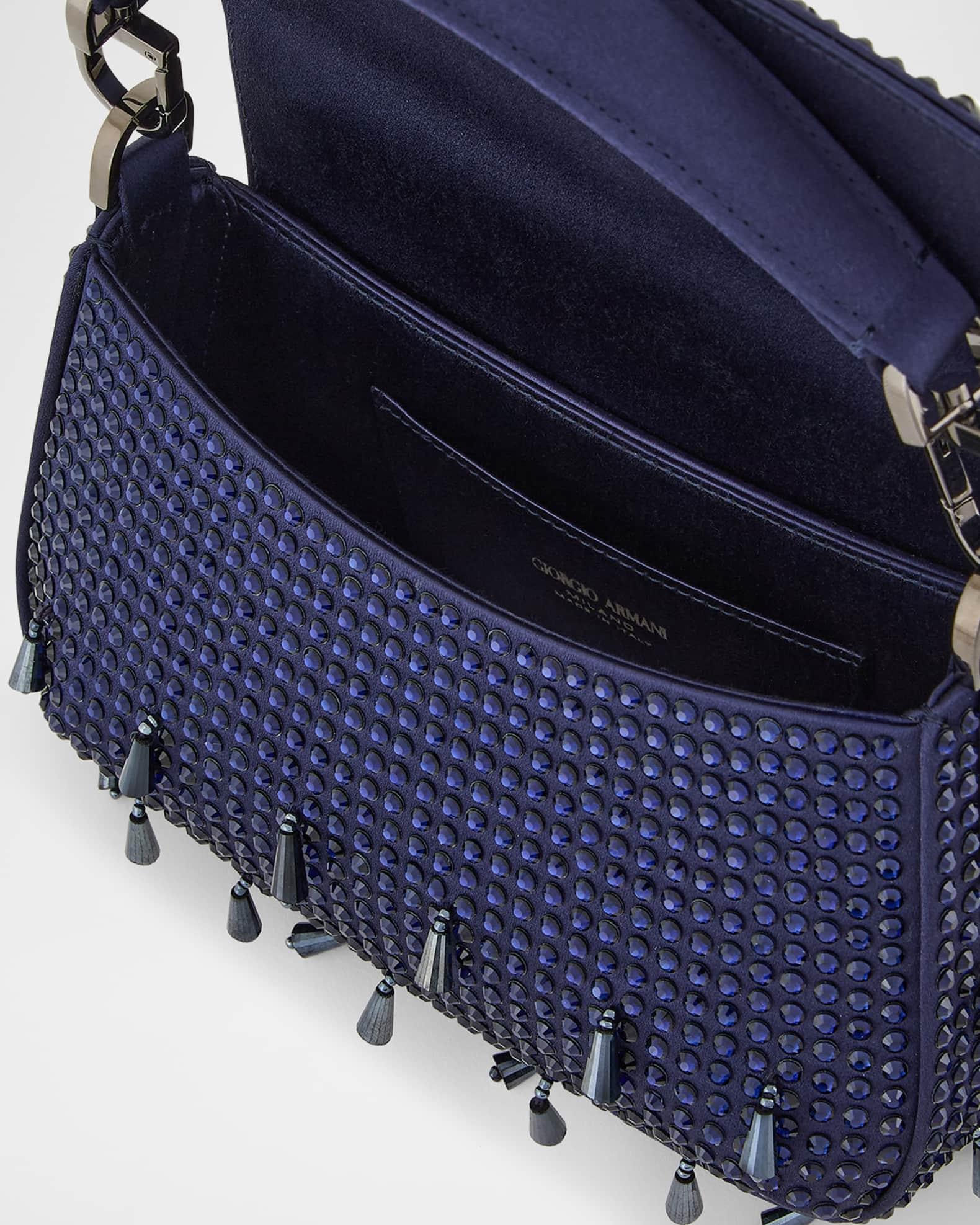 La Prima Small Beaded Top-Handle Bag Product Image