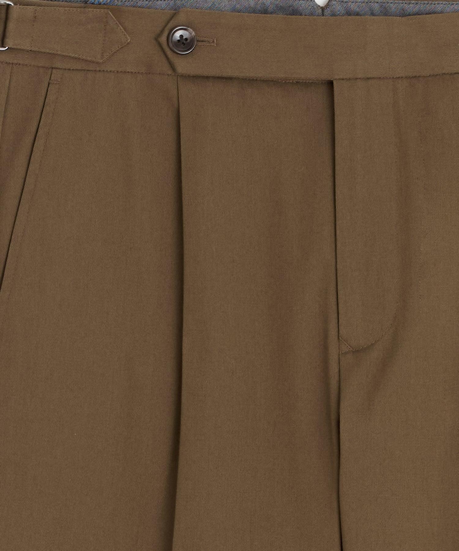 Italian Lightweight Cotton Side Tab Trouser Product Image