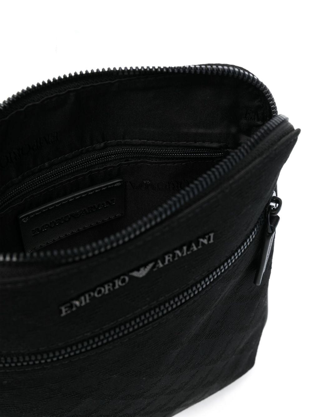 logo-jacquard messenger bag Product Image