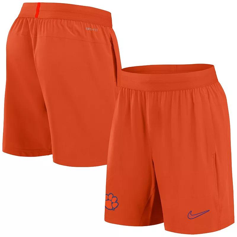Men's Nike Orange Clemson Tigers 2024 Sideline Performance Shorts,  Product Image