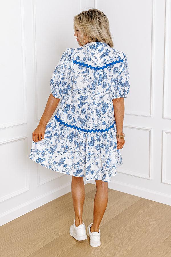 Tranquil Gardens Babydoll Mini Dress Product Image