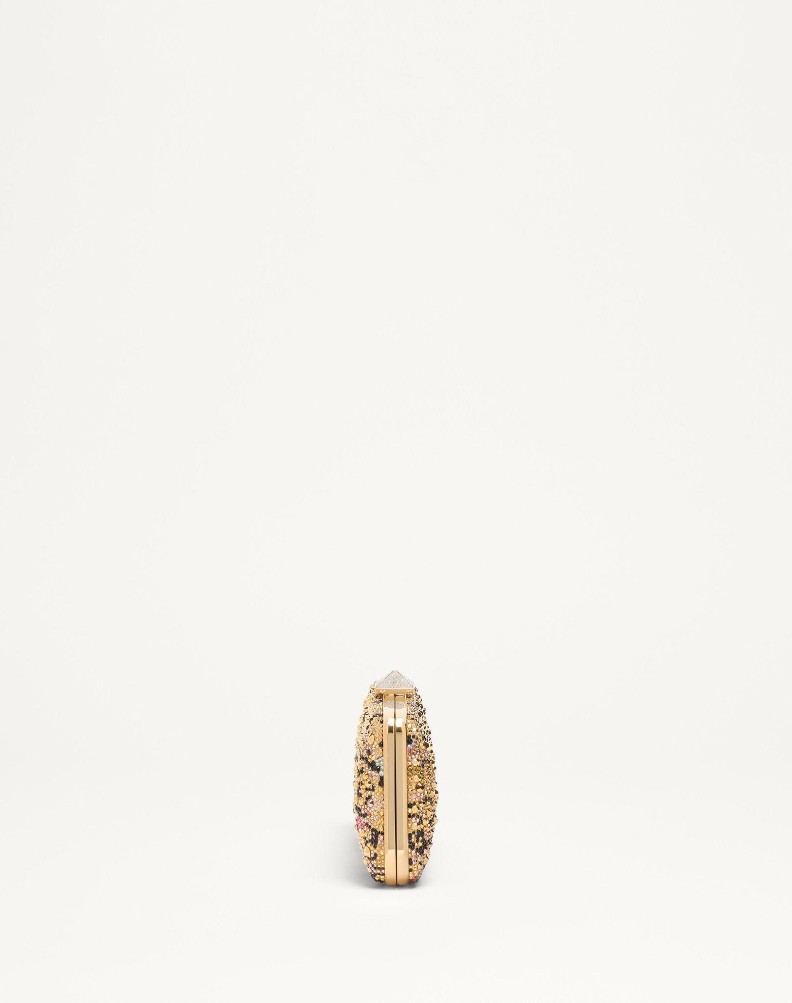 Carry Secrets Minaudiere With Rhinestones Apres L'Hiver Motif  Product Image