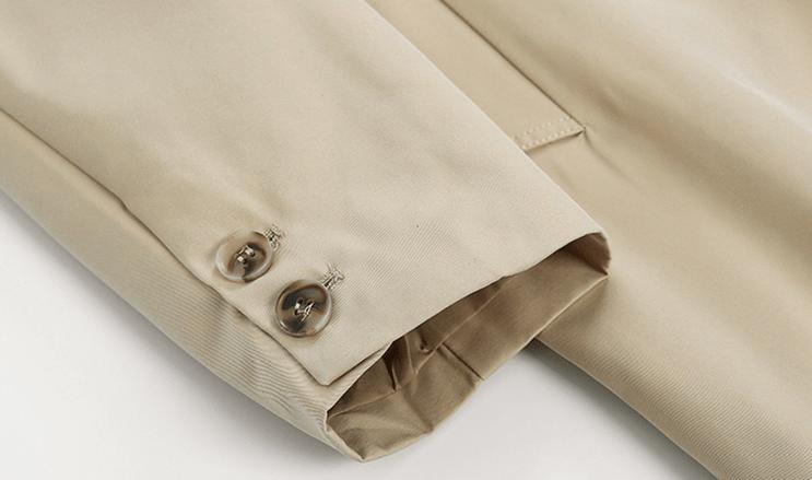 RT No. 2794 LIGHT BROWN TRENCH COAT Product Image