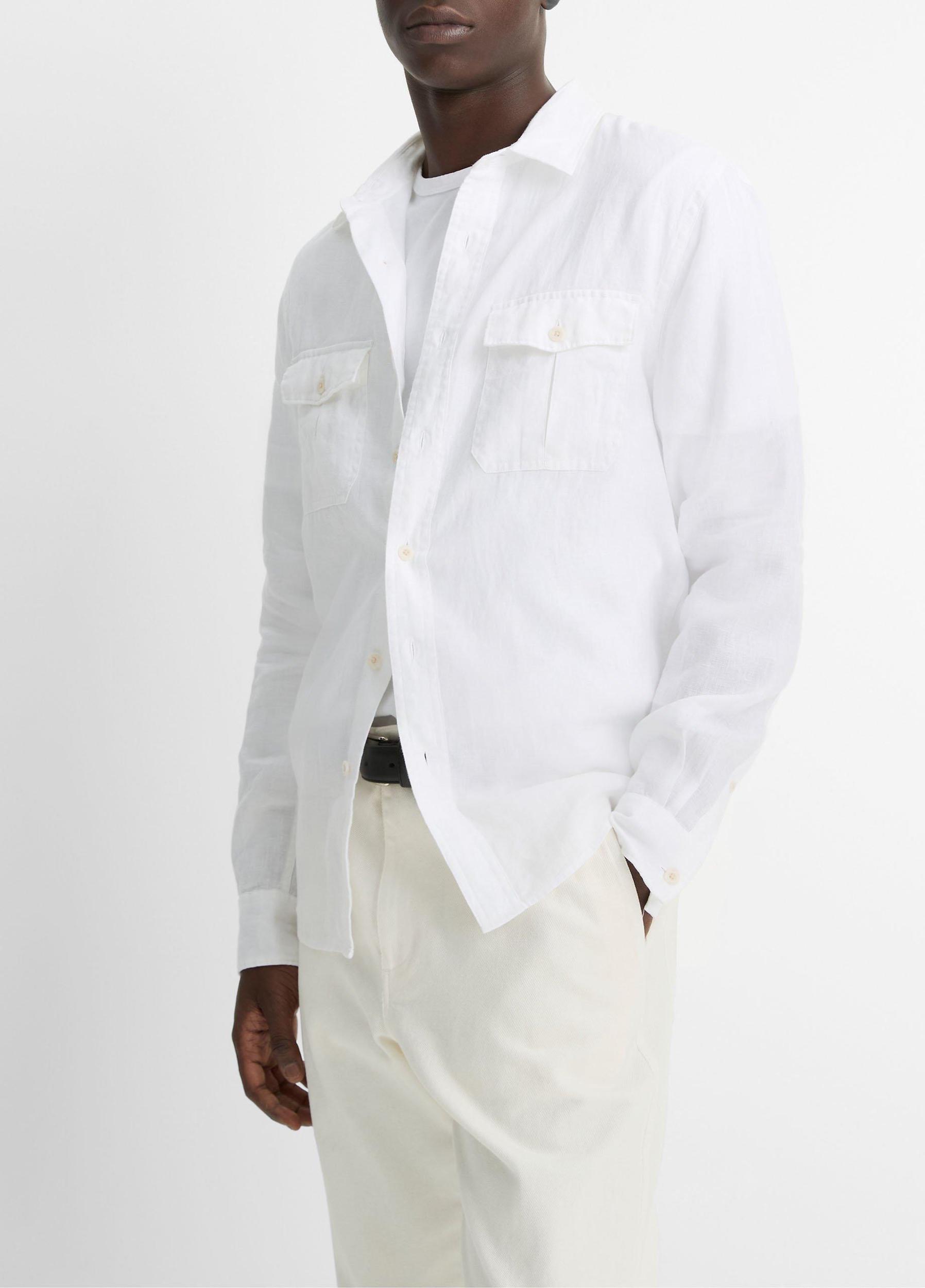Linen Utility Shirt Product Image
