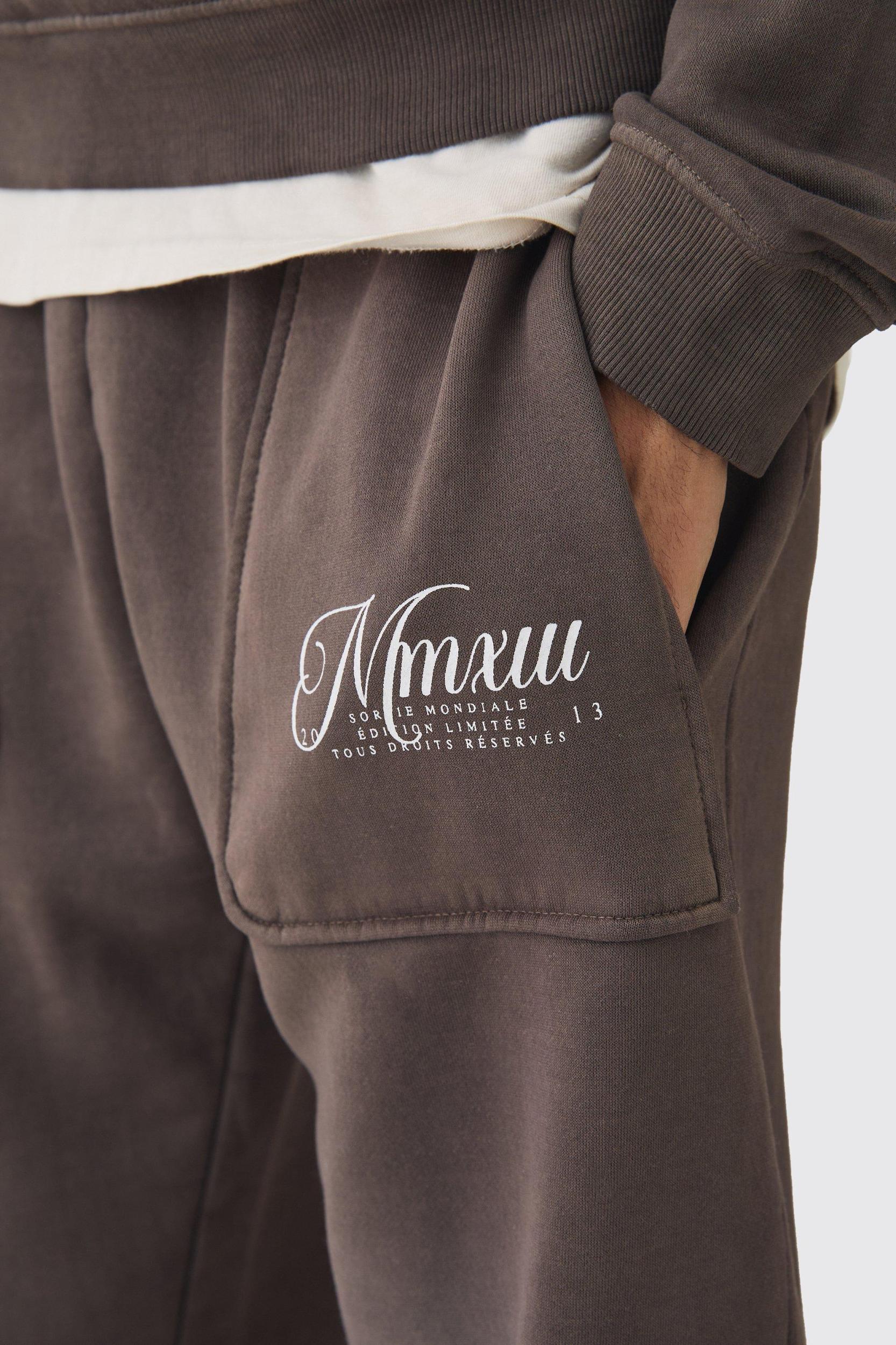 Oversized Seam Detail Sweatpants | boohooMAN USA Product Image