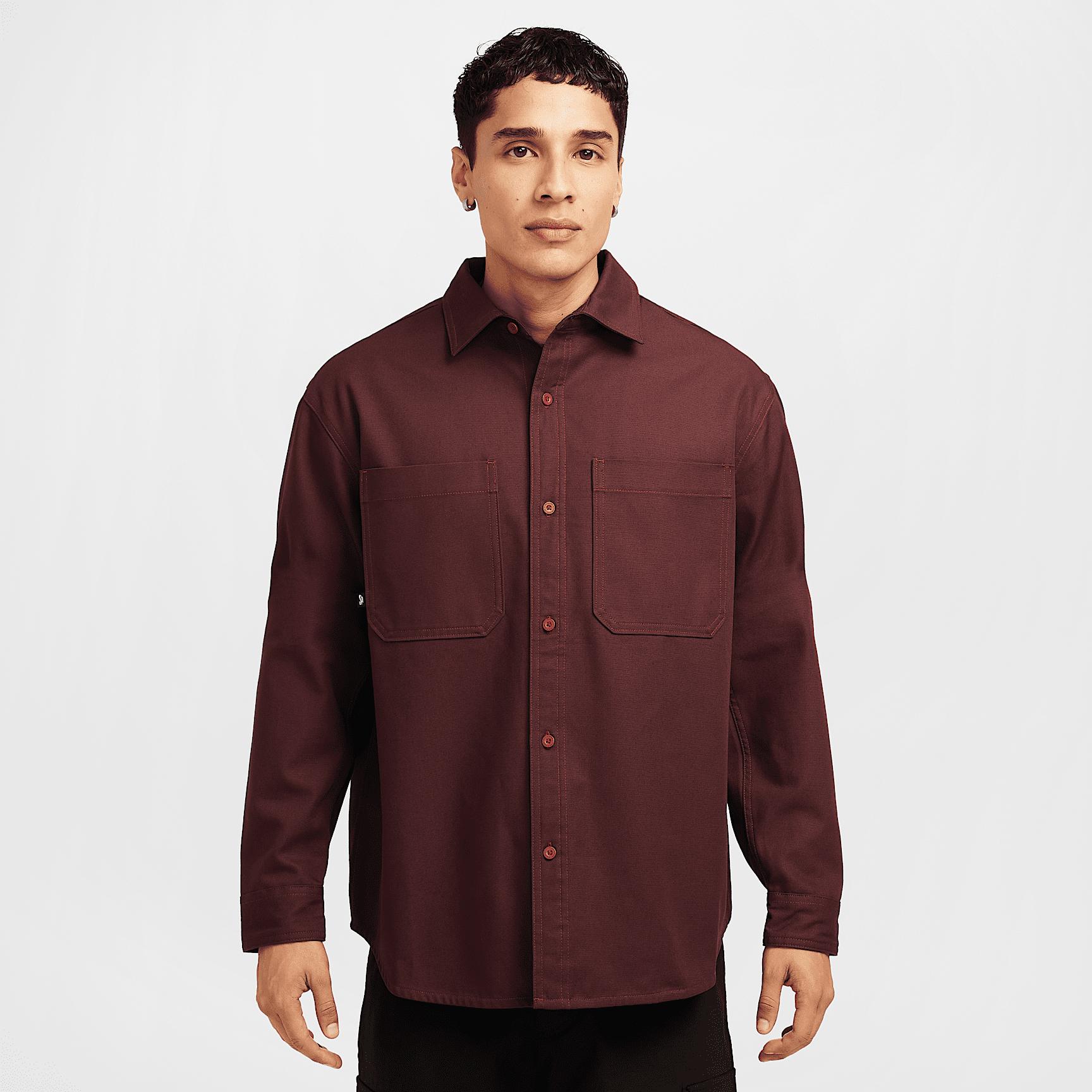 Men's Nike SB Long-Sleeve Woven Skate Top Product Image