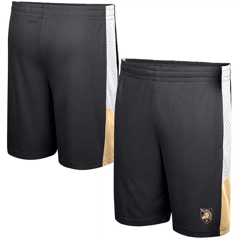 Men's Colosseum Black Army Black Knights Very Thorough Shorts,  Product Image
