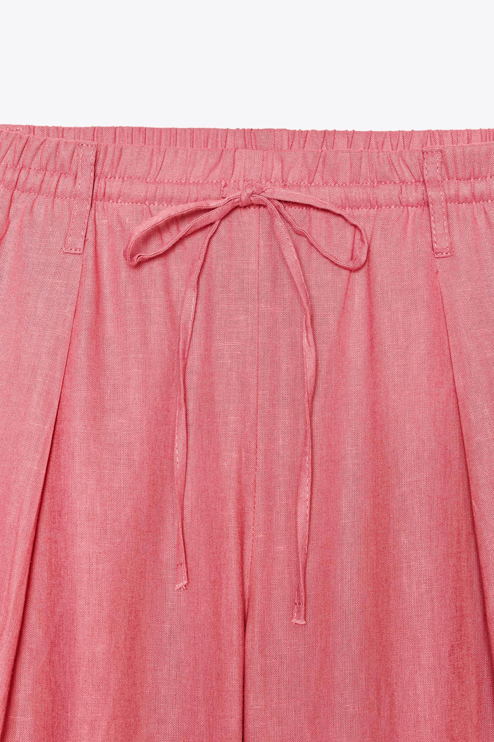 LINEN PALAZZO PANTS Product Image