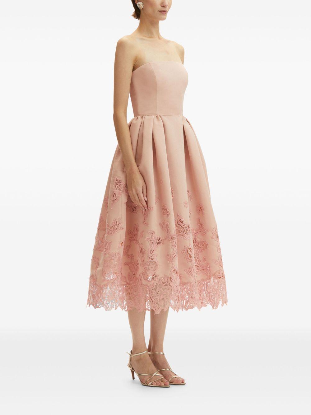 guipure-lace midi dress Product Image