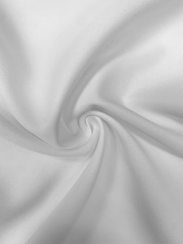 High-Low Loose Embroidered Solid Color Round-Neck Vest Top Product Image