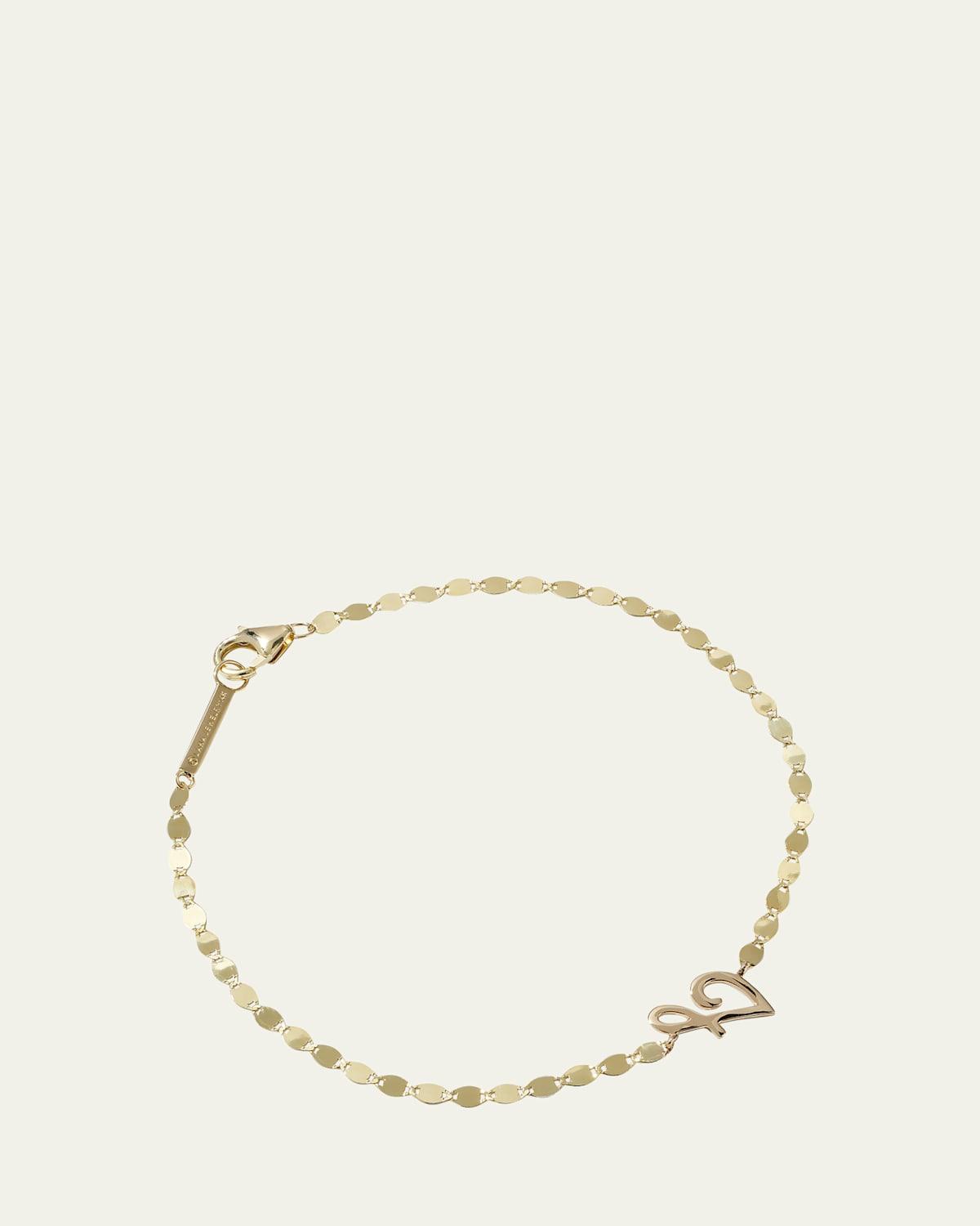 Micro Cursive Initial Bracelet Product Image