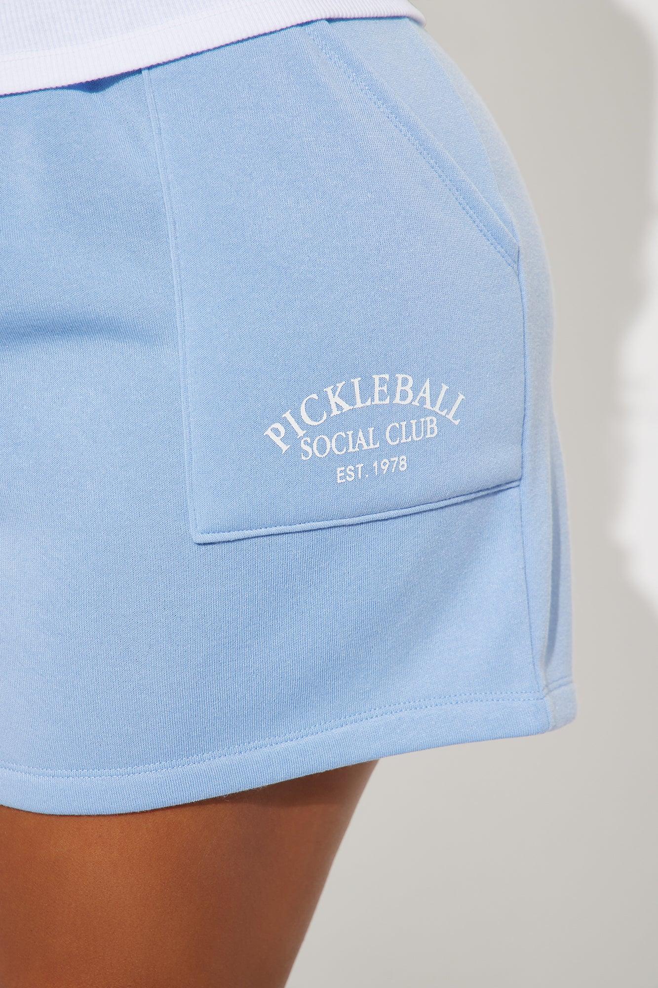 Coastal Taste 3 Piece Fleece Short Set - Blue Product Image