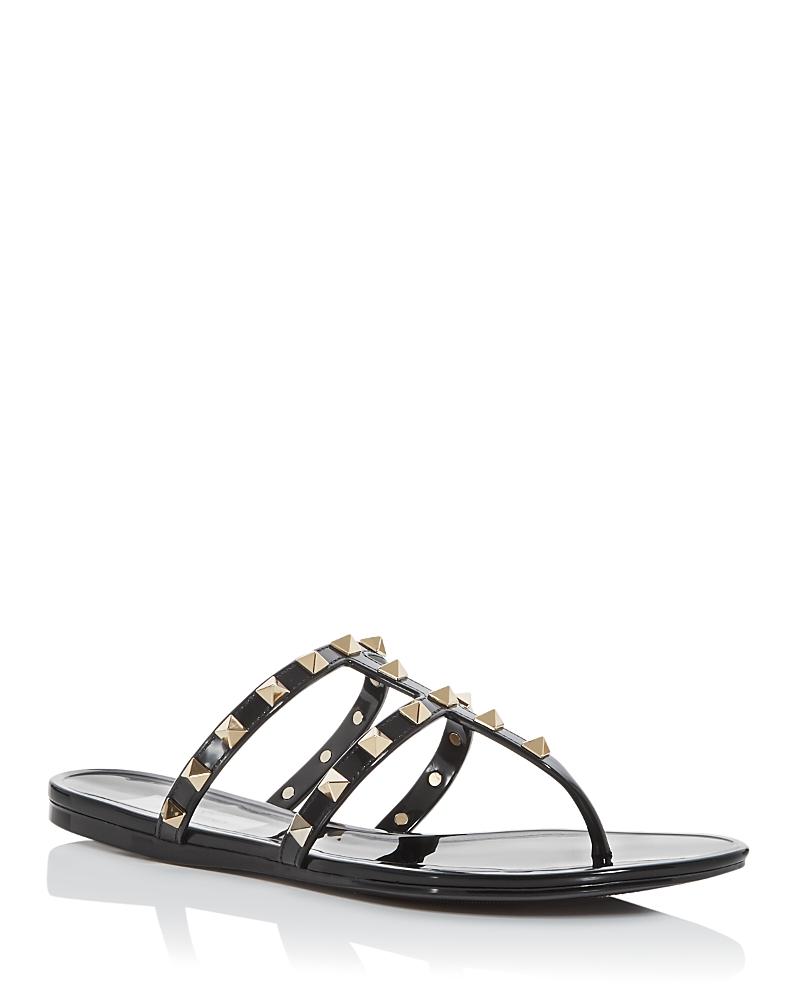 Valentino Garavani Womens Summer Rockstud Pvc Thong Sandals Product Image