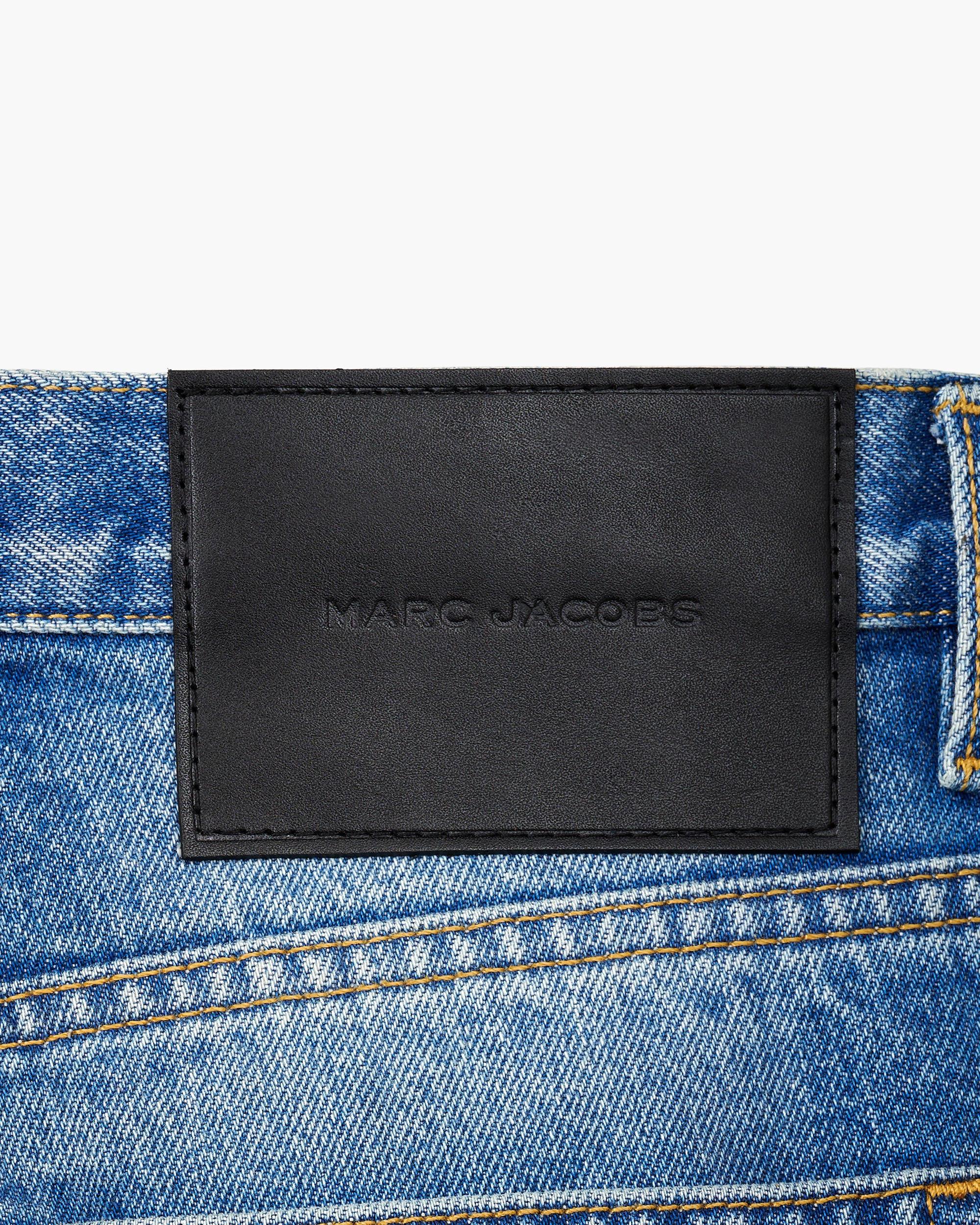 Patchwork Straight Jean Product Image