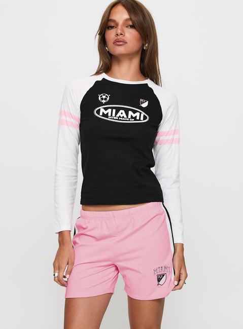 Bend It Athletic Shorts Pink Product Image
