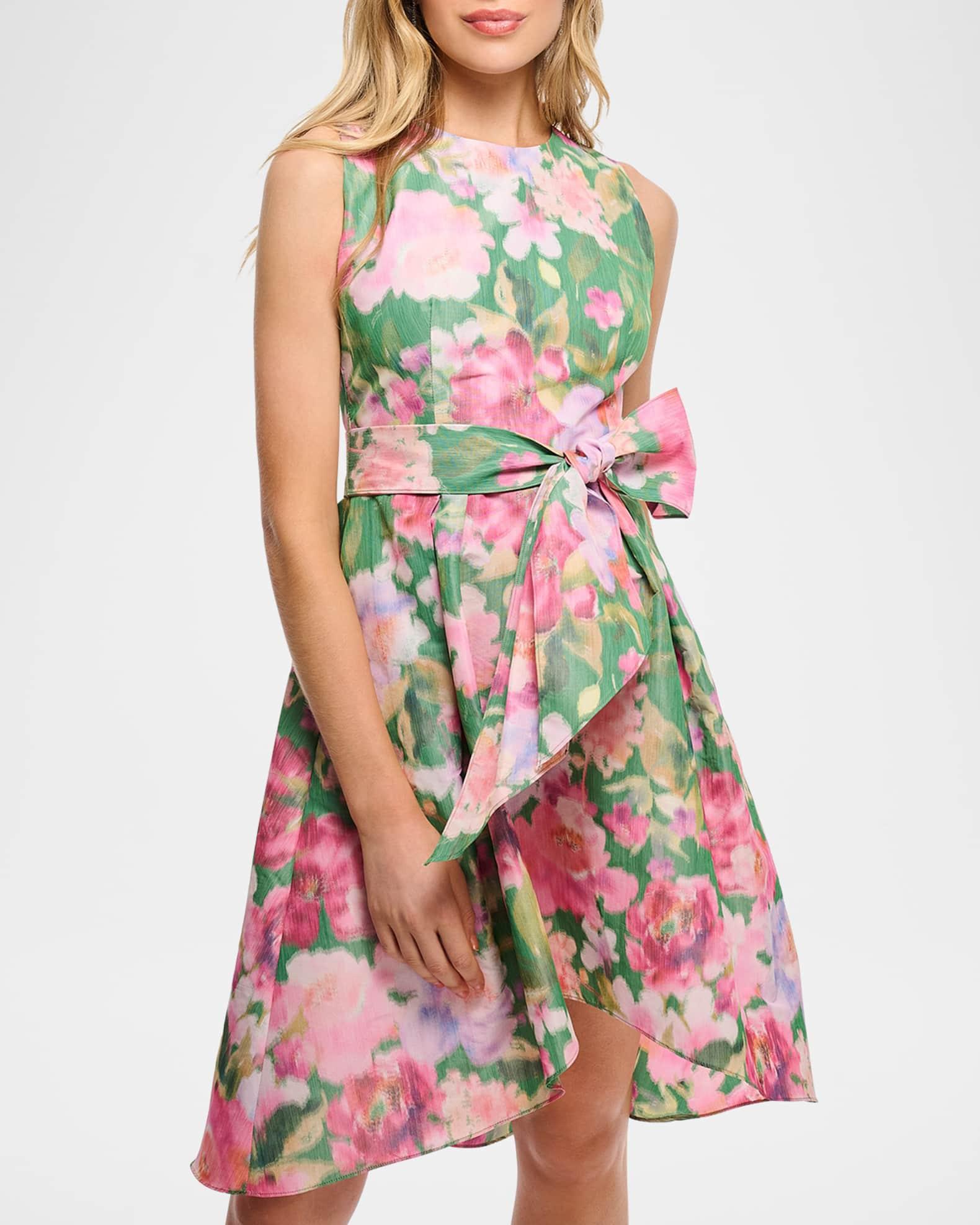 Keegan Sleeveless Floral-Print Dress Product Image