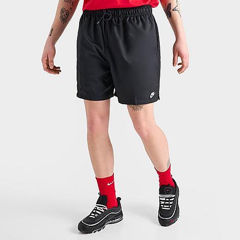 Nike Mens Nike Club Flow Shorts - Mens Black/White Product Image