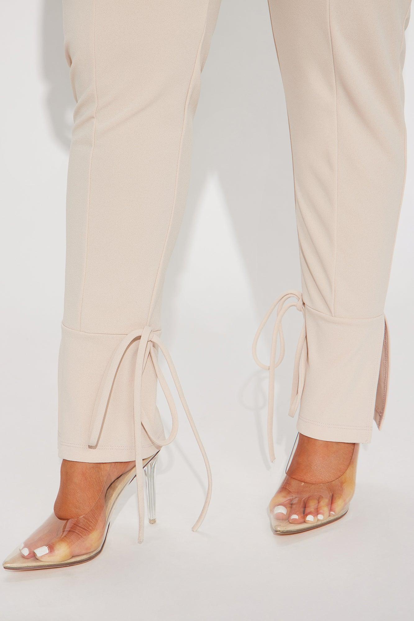 Head Of The Table Pant Suit - Taupe Product Image